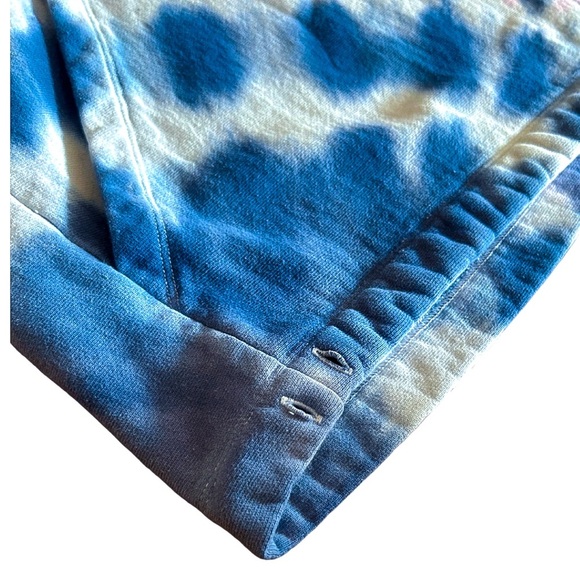 🔥PINK by Victoria’s Secret | 1/4 Zip Tie Dye Pullover | Pink and Purple | Large - Picture 4 of 9